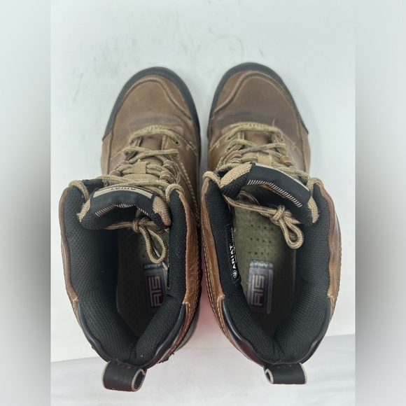 ARIAT Women’s Terrain Boot Taupe Brown Leather Outdoor Riding 10004132 Size 9B - Picture 9 of 12